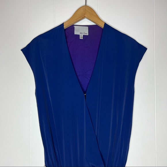 Revolve Chloe Oliver Womdrous Lusted Beaded Romper Navy Sz S - Picture 6 of 7